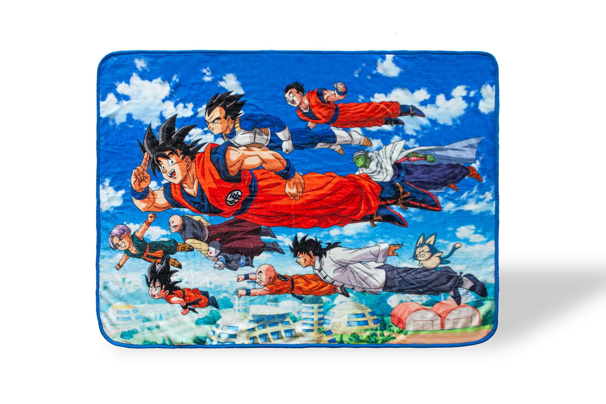 Dragon Ball Z Blanket Featuring Goku and his Super Saiyan Form 45 x 60 inches Fleece 