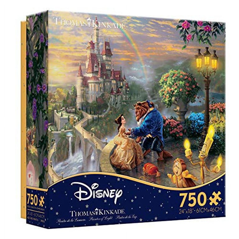 ジグソーパズルDisney Thomas Kinkade 750ピース2点 DISNEY THOMAS KINKADE 750 PC PUZZLE: MICKEY & MINNIE