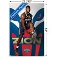 thumbnail image 4 of NBA New Orleans Pelicans - Zion Williamson 19 Wall Poster, 22.375" x 34", 4 of 4
