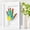 White, variant on Family Handprint Kit, DIY Craft Keepsake Frame, Baby Hand Print Kits, Family Gifts for New Mom, New Parents, Grandparents, Father's Day, Mother's Day, Anniversary, 6 Non -Toxic Paints (White)
