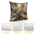 thumbnail image 4 of JEUXUS Flowers Abstract Stretched Picture Short Plush Pillow Case White, 4 of 5