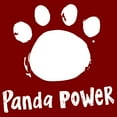 thumbnail image 2 of Women's Turning Red Panda Power Paw Print Graphic Tee Red 2X Large, 2 of 4