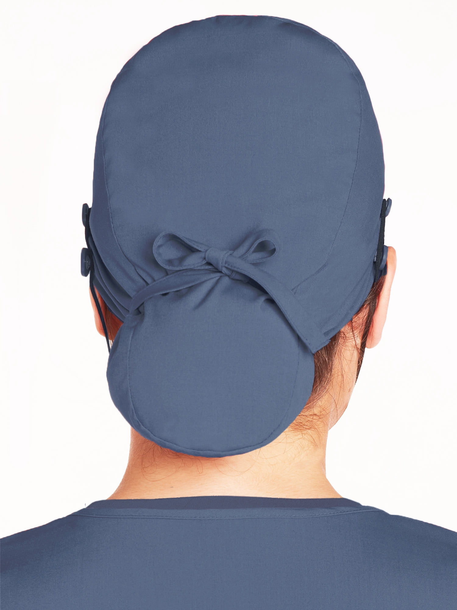 Reebok Women's Scrub Cap Surgery Cap with Hair Pouch and Drawstring, 1 Pack, One Size