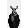 thumbnail image 2 of Lewis, Sheldon 18x32 Gold Ornate Wood Framed with Double Matting Museum Art Print Titled - Big Buck BW, 2 of 4