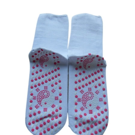 

Tourmaline Magnetic Socks Self Heating Therapy Socks Warm Health Care Unisex White