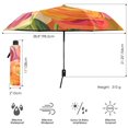 thumbnail image 3 of FORMRS Travel Umbrella Folding Auto Open Close Windproof Rain UV Protection, Pink Abstract Floral, 3 of 8