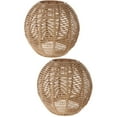 thumbnail image 5 of HIBIBUD Lamp Light Rattan Shade Woven Pendant Lampshade Chandelier Wicker Fixture Shades Lights Basket Cover Ceiling Hanging, 5 of 7