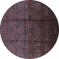 thumbnail image 1 of Ahgly Company Indoor Round Oriental Light Blue Industrial Area Rugs, 8' Round, 1 of 4