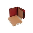 thumbnail image 3 of (3 pack) Acco Pressboard 25-Pt Classification Folders Letter 4-Section Earth Red 10/Box 15034, 3 of 3