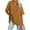 Brown, variant on Women's Oversized T Shirts Half Sleeve V Neck Comfy Tunic Tops