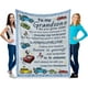thumbnail image 1 of LHSHID Grandson Gift Blanket to My Grandson Blanket from GrandYes Best Grandson Gift Throw Blanket for Sofa Blanket as Graduation Cozy Flannel Blanket for All Season 60x80in, 1 of 6