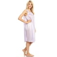 thumbnail image 2 of Lati Fashion Women Nightgown Sleepwear Female Sleep Dress Nightshirt Purple XXXL, 2 of 4