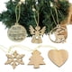 thumbnail image 4 of caja de copos de nieve navideños huecos creativos, colgantes de ángel de madera, adornos para árbol de Navidad, decoración navideña, regalo para niños, 4 of 5