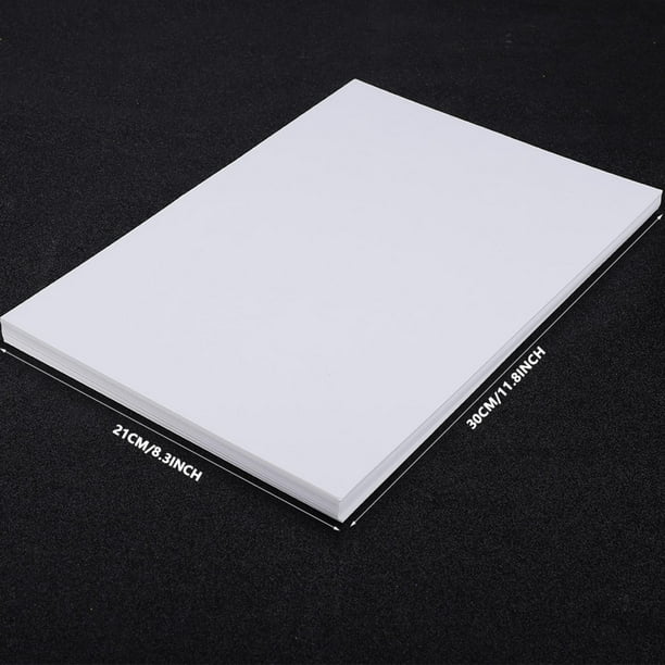 50 Feuilles De Papier Blanc, Papier Blanc A4 Blanc, Pour Livres Brochures  Papier DIY Imprimé à La Main 
