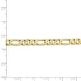 thumbnail image 5 of 10K Yellow Gold 5.25mm Light Concave Figaro Chain, 5 of 6