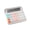 White, variant on Black Transparent Key Calculator For Exams 6 Inch Size Dual Display Time Function 240 Computing Modes Easy To Use For All Ages