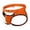 Orange, variant on Men's Athletic Jock Strap Supportive Underwear Male Pouch Briefs Breathable Waistband, S, Purple