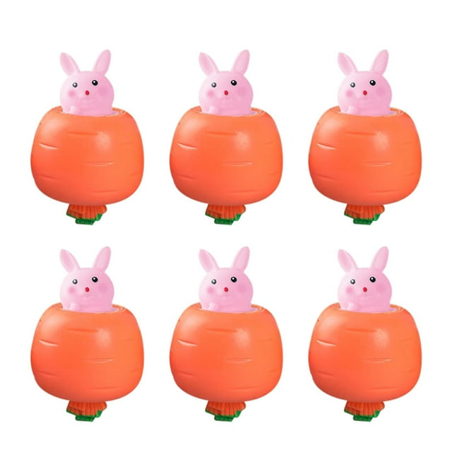 Deals of The Day Clearance! Carrot Pinch Squeezing Cup Set, 6pcs, Carrot Shaped Squeezers, Fun and Practical Kitchen Tool for Baking, Cooking, and Decorating Clearance Sales Today Deals Prime