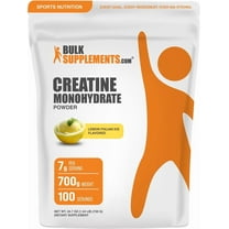BulkSupplements Creatine Monohydrate Powder - Creatine Supplement, Micronized Creatine, Creatine Powder - Lemon Italian Ice, 7g per Servings, 700g (1.5 lbs)