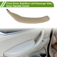 thumbnail image 2 of Cubierta de recorte de tirador de panel de puerta del lado del conductor delantero y lado del pasajero trasero izquierdo para BMW X3 F25 2010-2016 Beige ABS PC 1 Pc, 2 of 6