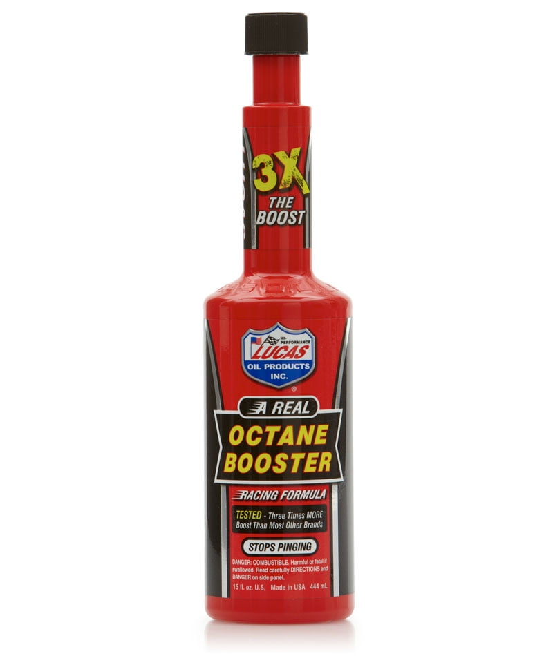 Lucas Oil 10026 Fuel Treatments, Octane Booster Bottle, 15oz Size Bottle