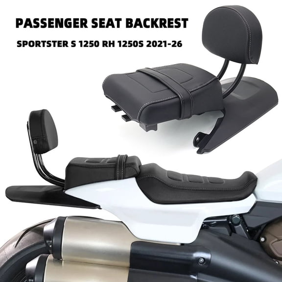Motorcycle Passenger Seat Rear Passenger Backrest Extensions Fender for Harley Sportster S 1250 2021-2025 Motorbike Retrofit Accessories