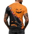 thumbnail image 7 of T Shirts for Men Halloween Print Short Sleeve V Neck Tees Pull on Funny Causal Shirts, 2XL, 7 of 7