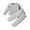 Gray, variant on IBTOM CASTLE Unisex Baby Girls Boys Cotton Twist Knit Sweater Long Sleeve T-Shirt Tops Long Pants 2PCS Outfit Fall Winter Warm Clothes 0-3 Months White