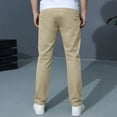 thumbnail image 4 of KyCheLot Boys Casual Cargo Pants Multi-pockets Straight Leg Trousers School Uniforms Pants 3-14 Years, 4 of 7