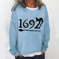 thumbnail image 2 of Lolmot 1692 They Missed One Sweatshirt Vintage Magic Hat Print Hoodless Sweatshirt Halloween Crewneck Long Sleeve Oversized Sweatshirt, 2 of 4