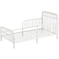 Little Seeds Monarch Hill Ivy Metal Toddler Bed, Off White