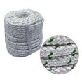 thumbnail image 5 of 3/8 Inch x 200 Feet Double Braid Polyester Rope 4800 Lbs Great Breaking Strength Pulling Rope for Planting Trees Camping Swings, 5 of 7