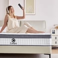 thumbnail image 6 of King Size Mattress 10 inches - Hybrid Mattress in a Box, King Mattress Medium Firm, Pressure Relief & Motion Isolation, Memory Foam Mattress Pocket Springs, CertiPUR US Certified, 365 Nights Trial, 6 of 8