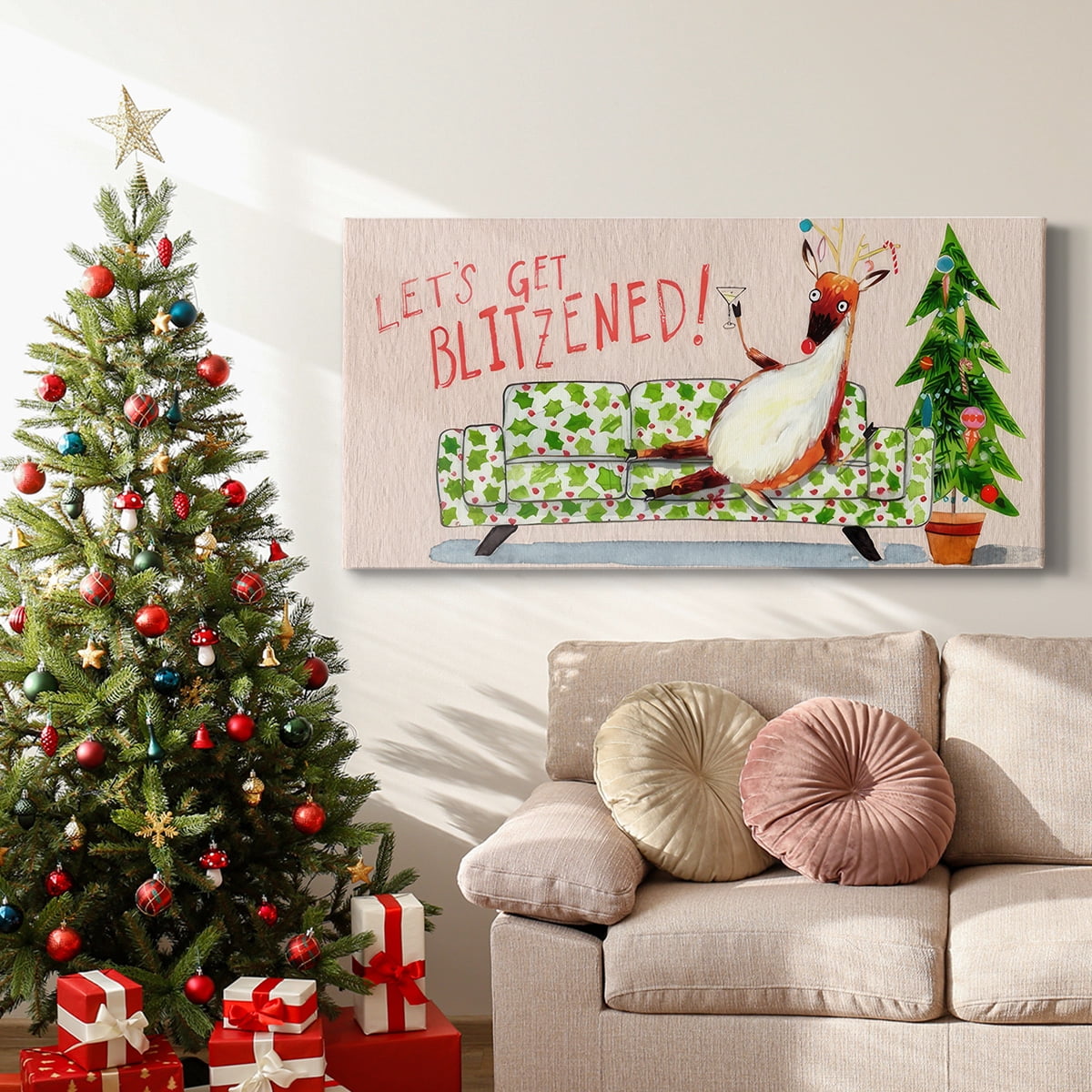 Get Blitzened Collection D- Gallery Wrapped Canvas