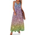 thumbnail image 1 of Vestido sin mangas con bola de discoteca brillante y arcoíris, vestidos cortos sexis, ropa atrevida para fiesta de graduación, vestido de playa, vestido de invitada a la boda 2024, 1 of 7