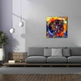 thumbnail image 4 of Epic Graffiti 'Atom Cosmos Crypto In Color' by Epic Graffiti Portfolio Giclee Canvas Wall Art, 37"x37", 4 of 8