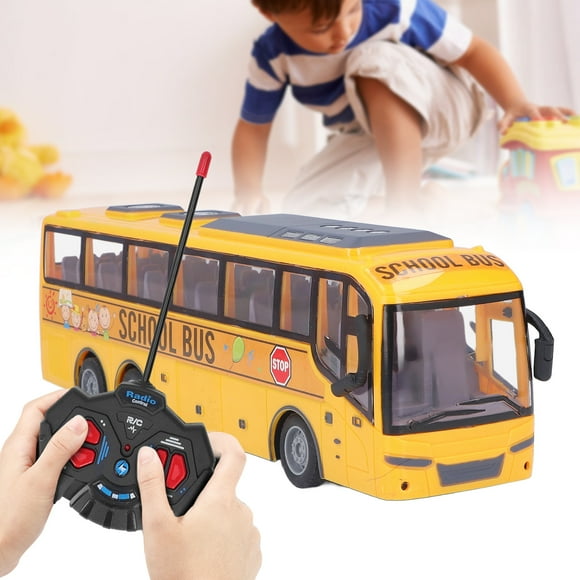 RC School Bus, Luz lideró de Autobús de Control Remoto para la Fiesta de Vacaciones Durante 3 Años+ Niños