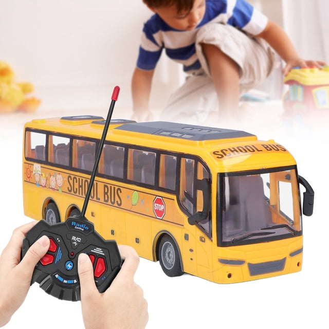 RC School Bus, Luz lideró de Autobús de Control Remoto para la Fiesta de Vacaciones Durante 3 Años+ Niños