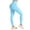 Light Blue, variant on COMVALUE Women's High Waist Workout Seamless Scrunch Booty Leggings Butt Lift Gym Fitness Girl Sport Active Yoga Pants Light Gray for Size M