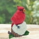 thumbnail image 1 of Estatua de pájaro rojo de Navidad Colamx escultura decorativa para jardín interior y exterior 10 cm x 6,3 cm x 12,5 cm, 1 of 8