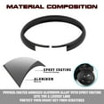 thumbnail image 6 of Xotic Tech Black Aluminum Alloy Remote Control Key Cover Ring Rim Surrounding Compatible with Mini Cooper JCW R55 R56 R57 R58 R59 R60 R61, 6 of 8