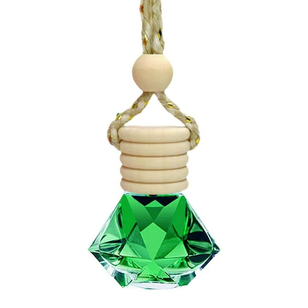 Difusor de aromaterapia para coche, colgante de vidrio, opciones multicolor, experiencia de conducción fresca y cómoda, aceites esenciales de plantas naturales.