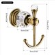 thumbnail image 4 of 2X Gancho de Toalla de Cristal, Dorados para Batas, Colgador de Pared para Toallas de Mano de BañO para Armario de Ropa, Cocina Montada en la Pared, 4 of 5