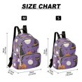 thumbnail image 2 of FORMRS Mini Backpack Purse for Women Travel Daypack Casual Shoulder Bag, Halloween Black Cat, 2 of 7