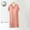 Orange, variant on Sakmal Modal House Dress for Women Blue Cute with Padded Soft Loungewear Short Short Sleeve Solid V-Neck Nightgowns M-2XL