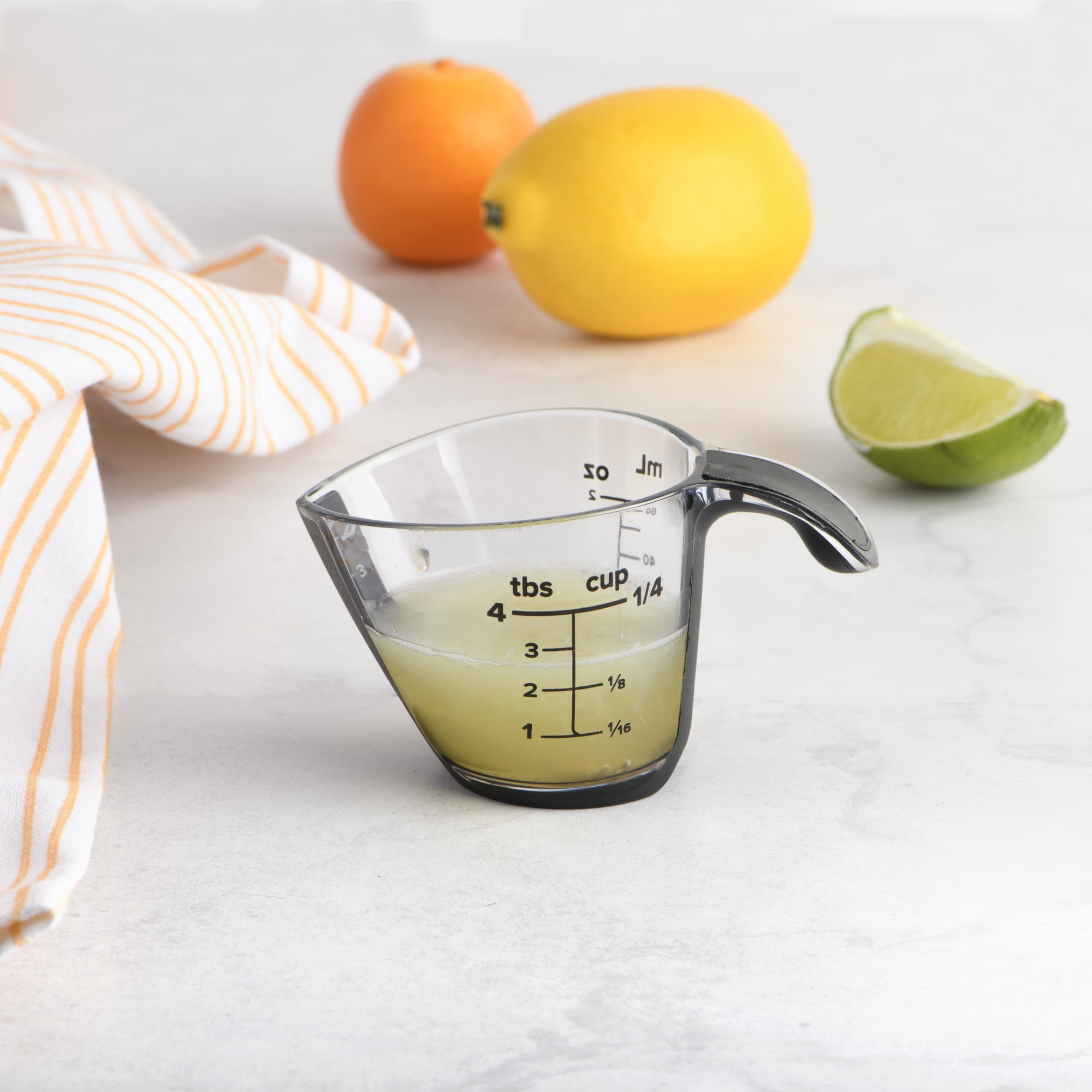 Measuring Cup with Scale, Small Plastic Quantitative Cup, Cooking Kitchen  Seasoning Cup, Mini Lemon Juice Cup