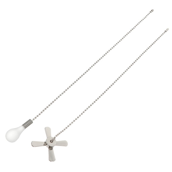 WHAMVOX 2pcs Ceiling Fan Pull Chains Set Fan Light Pull Cords Chain Pulls Ornament