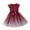 Red, variant on EnJoCho Kids Dress Baby Girls Bowknot Ruffle Short Sleeve Tulle Birthday Dresses Patchwork Party Dress Princess Dress Outfits Clothes Little Children Girl Summer Trendy Dress 4-5 Years