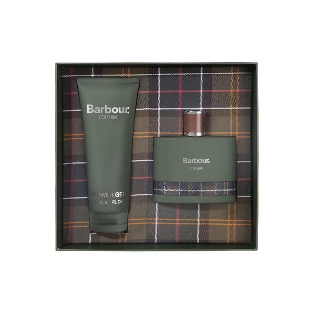 Perfume Barbour For Him Eau de Parfum, 100 ml y set de gel de ducha