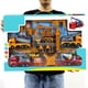 thumbnail image 1 of Set de construcción infantil con vehículos a control remoto: grúa, excavadora, camión volquete y hormigonera. Juguete educativo de ingeniería. Ideal para niños mayores de 3 años., 1 of 8